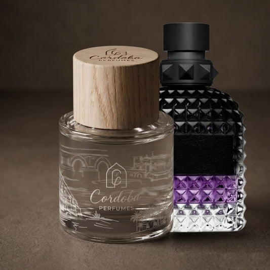 Valentino Uomo Born in Roma Purple Melancholia LV eLVes inspired perfume 50ml Cologne – Cordoba Perfumes UAE